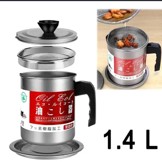 Multifunctional Oil Filter Pot KitchenQuick